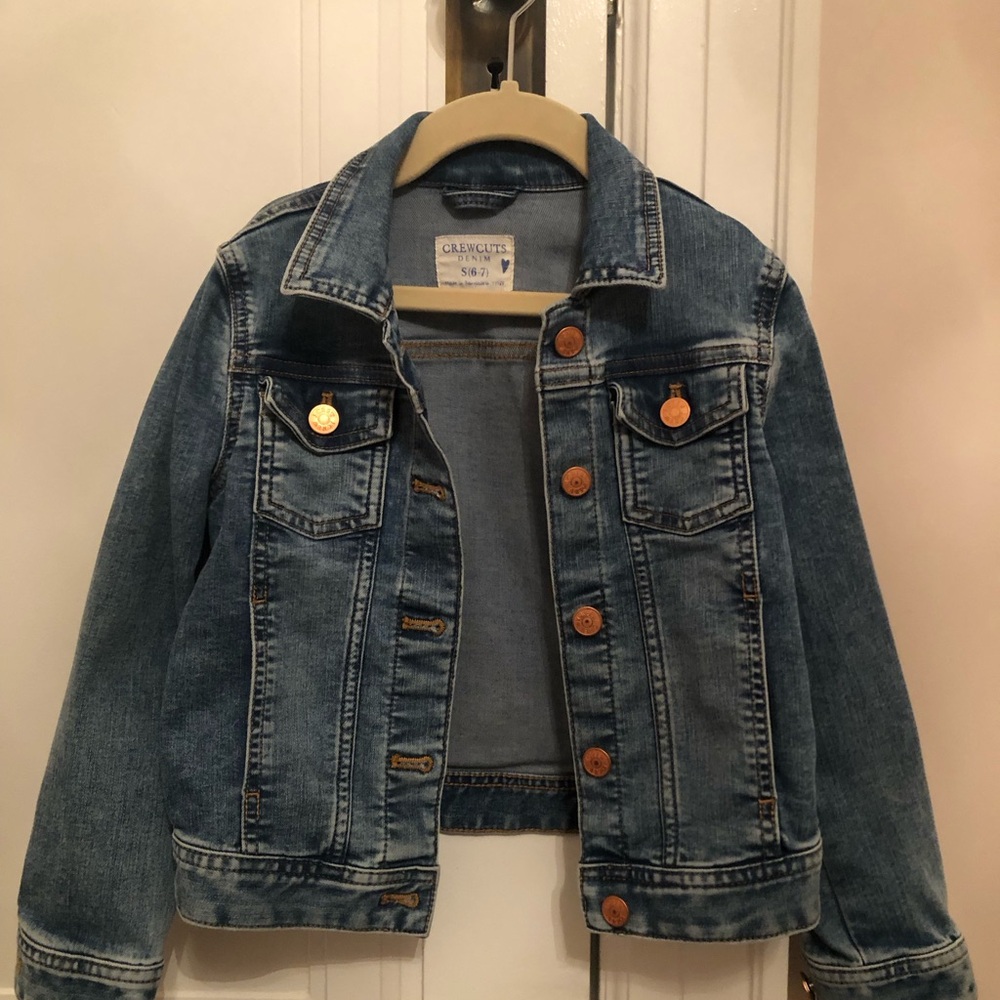 Jcrew crewcuts denim jacket